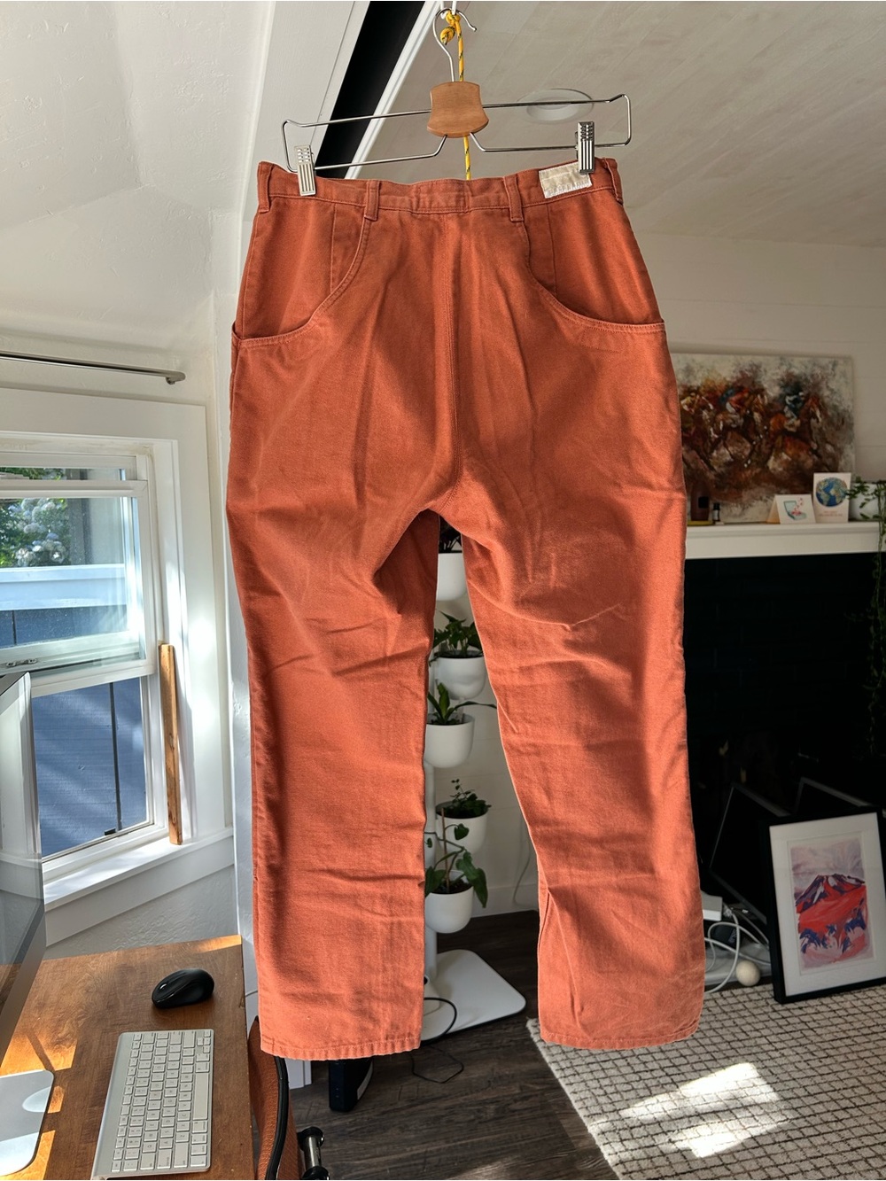 Patagonia Stand Up Pants in Burnt Orange - Picture 2 of 5